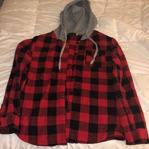 Flannel with Hood